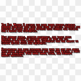 The Evil Within Png, Transparent Png - the evil within png