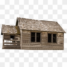 Wooden Old House Png, Transparent Png - abandoned house png