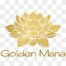Webpages - Gold Lotus Flower Png, Transparent Png - mana png