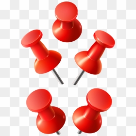 Red Push Pins Png Clip Art Image - Push Pins Clipart Png, Transparent Png - thumbtacks png