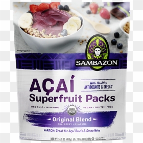 Sambazon Acai Frozen Packets, HD Png Download - acai png