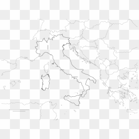 Map, HD Png Download - italy map png