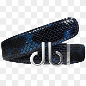 Shiny Snakeskin Texture Belt Blue & Black With Brushed, HD Png Download - blue texture png