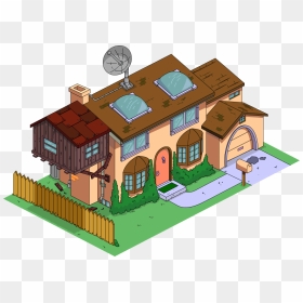 Simpsons House Tapped Out, HD Png Download - abandoned house png
