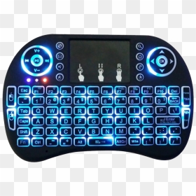 Mini Teclado Led Luminoso Bluetooth Tri-color - Mini Keyboard Backlit Manual, HD Png Download - teclado png