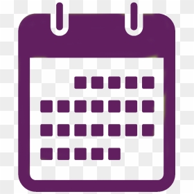 Purple Calendar Icon, HD Png Download - dance icon png