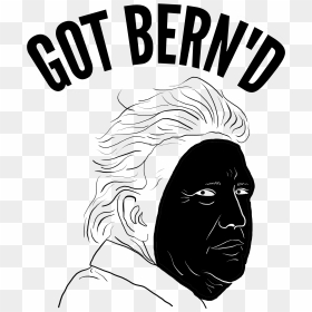 Illustration, HD Png Download - bernie sanders head png