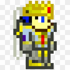 My Terraria Character - Terraria Pixel Art Grid, HD Png Download - terraria character png