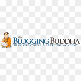 The Blogging Buddha - Buddha Typing Logo Png, Transparent Png - blogspot logo png