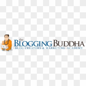 The Blogging Buddha - Buddha Typing Logo Png, Transparent Png - blogspot logo png