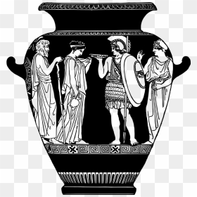 Greek Vase - Illustration, HD Png Download - urn png