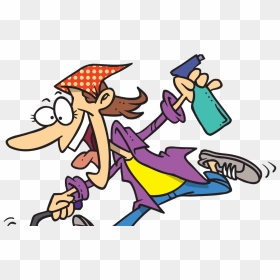 Cleaning The House Clipart, HD Png Download - house cleaning png