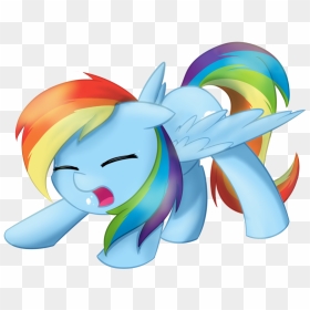 Dusthiel, Cute, Dashabetes, Rainbow Dash, Safe, Sleepy, - Cartoon, HD Png Download - sleepy png