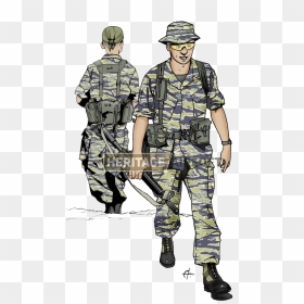 Force Speciale Us Vietnam, HD Png Download - tiger stripe png