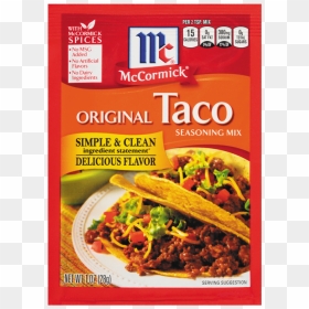 Mccormick® Original Taco Seasoning Mix - Mccormick Taco Seasoning, HD Png Download - pozole png