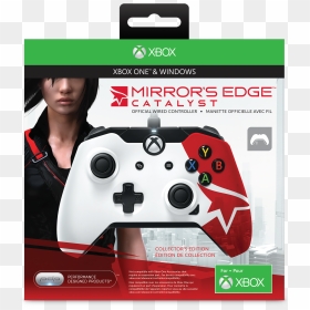 Red And White Xbox Controller, HD Png Download - mirror's edge png