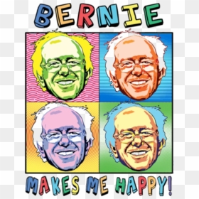 Cartoon, HD Png Download - bernie sanders head png