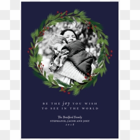 Be The Joy, HD Png Download - holiday card png