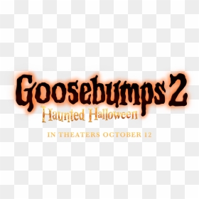 Goosebumps 2 Haunted Halloween Logo Png , Png Download - Goosebumps Books, Transparent Png - goosebumps png