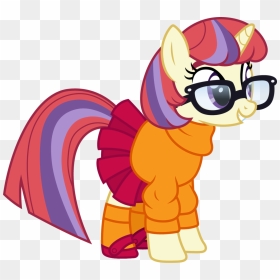 Cloudyglow, Clothes, Cosplay, Costume, Female, Glasses, - Moon Dancer, HD Png Download - velma png