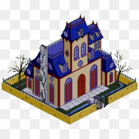 Bad Dream House The Simpsons, HD Png Download - abandoned house png