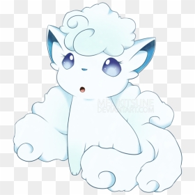 Alolan Vulpix Christmas Hat , Png Download - Alolan Vulpix Transparent Sitting, Png Download - alolan vulpix png