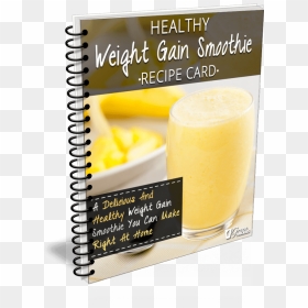 Healthy Weight Gain Smoothie Recipe Card - Ghee, HD Png Download - recipe card png