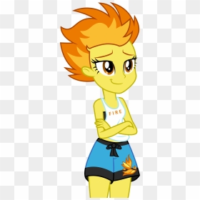 Spitfire Equestria Girl By Cloudyglow - My Little Pony Equestria Girls Spitfire, HD Png Download - spitfire png