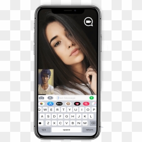 Selfie Mädchen Braune Haare, HD Png Download - omegle png