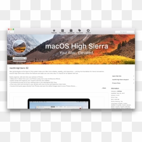 Download Macos High Sierra - Inyo National Forest, HD Png Download - download on app store png