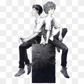 Google Search Evangelion Shinji, Honey - Shinji And Kaworu Png, Transparent Png - shinji png