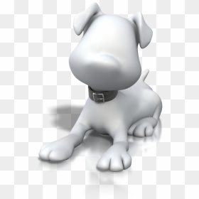 3d Stick Figure Clip Art - 3d White Dog, HD Png Download - 3d stick figure png