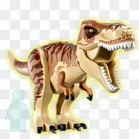 T-rex - Tiranossauro Rex Lego Jurassic World, HD Png Download - indominus rex png