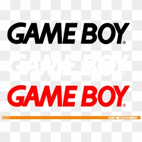 Game Boy Color Logos - Game Boy Logo In Red, HD Png Download - game boy advance png