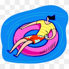 Swimming Clipart Inner Tube, HD Png Download - inner tube png