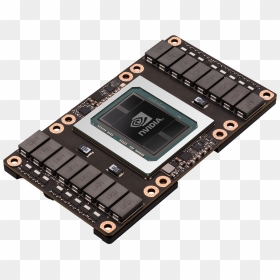 Artificial Intelligence Nvidia Tesla P100 Ai - Tesla V100 Sxm 32gb, HD Png Download - computer chip png
