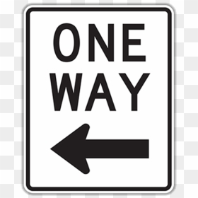 One Way Sign Png - Sign, Transparent Png - one way sign png