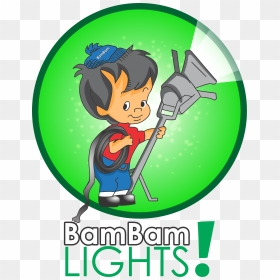 Bambam Lights - Cartoon, HD Png Download - bam bam png