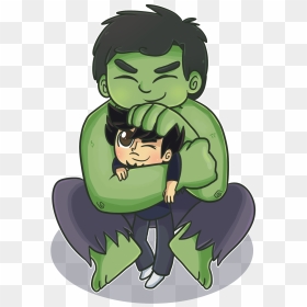 Hulk Cuddle, HD Png Download - bruce banner png