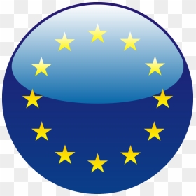 Eu Flag Circular - European Union Flag Circle, HD Png Download - eu flag png