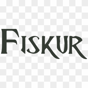 Fiskur Logo - Calligraphy, HD Png Download - skyrim iron helmet png