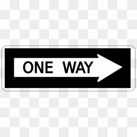 Transparent One Direction Logo Png - One Way Sign Large, Png Download - one way sign png