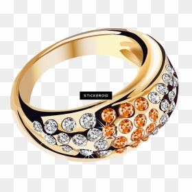 Silver Ring With Diamond Jewelry - Ring, HD Png Download - silver ring png