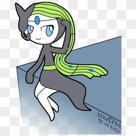 Image - Cartoon, HD Png Download - meloetta png