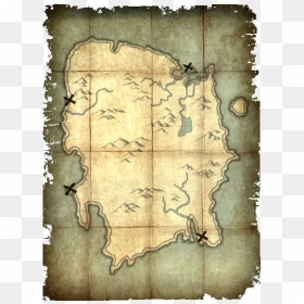 Sr Icon Misc Deathbrand Treasure Map - Skyrim Deathbrand Armor Locations, HD Png Download - skyrim iron helmet png