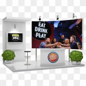Dave & Busters Trade Show Booth - Banner, HD Png Download - dave and busters logo png