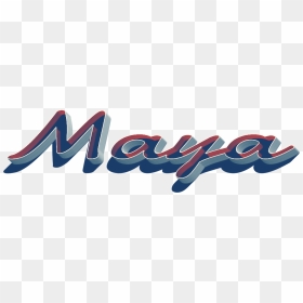 Maya 3d Letter Png Name - Graphic Design, Transparent Png - maya png