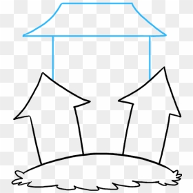 How To Draw Haunted House - Dibujos De Mansiones Embrujadas, HD Png Download - abandoned house png