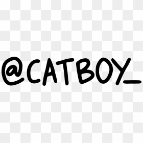 T-shirt , Png Download - Calligraphy, Transparent Png - catboy png