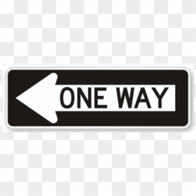 Usa Road Sign One Way - One Way Sign, HD Png Download - one way sign png